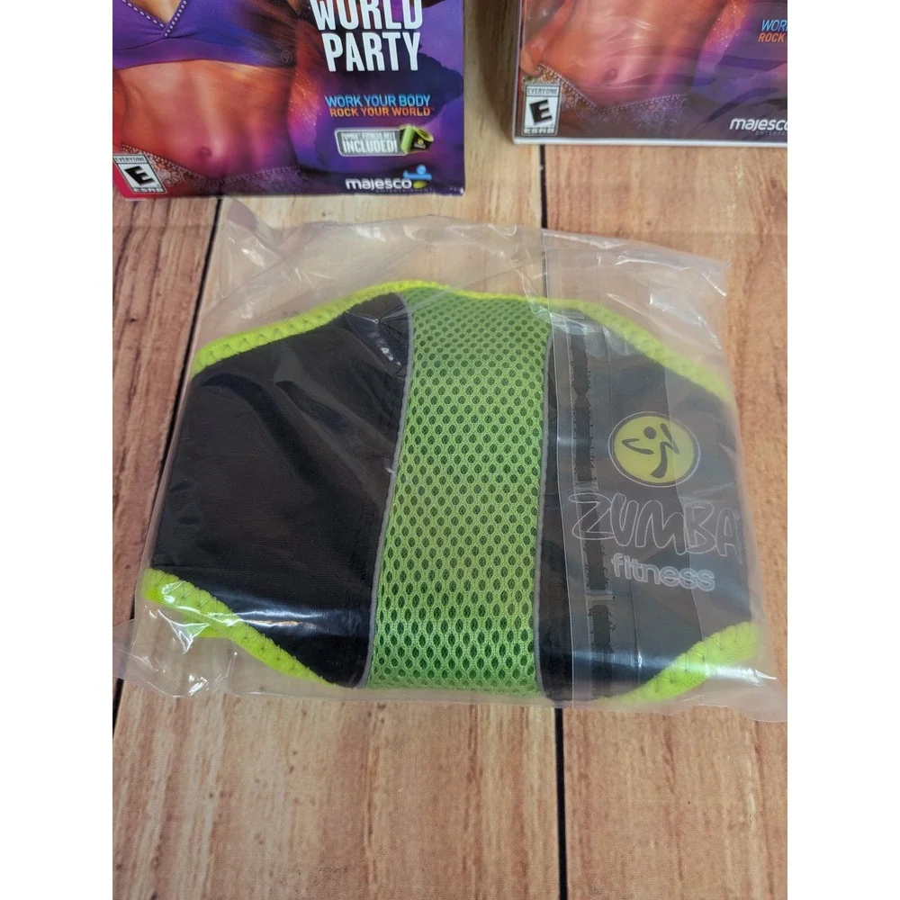 Zumba Fitness World Party Nintendo Wii Game with Official Fitness Belt